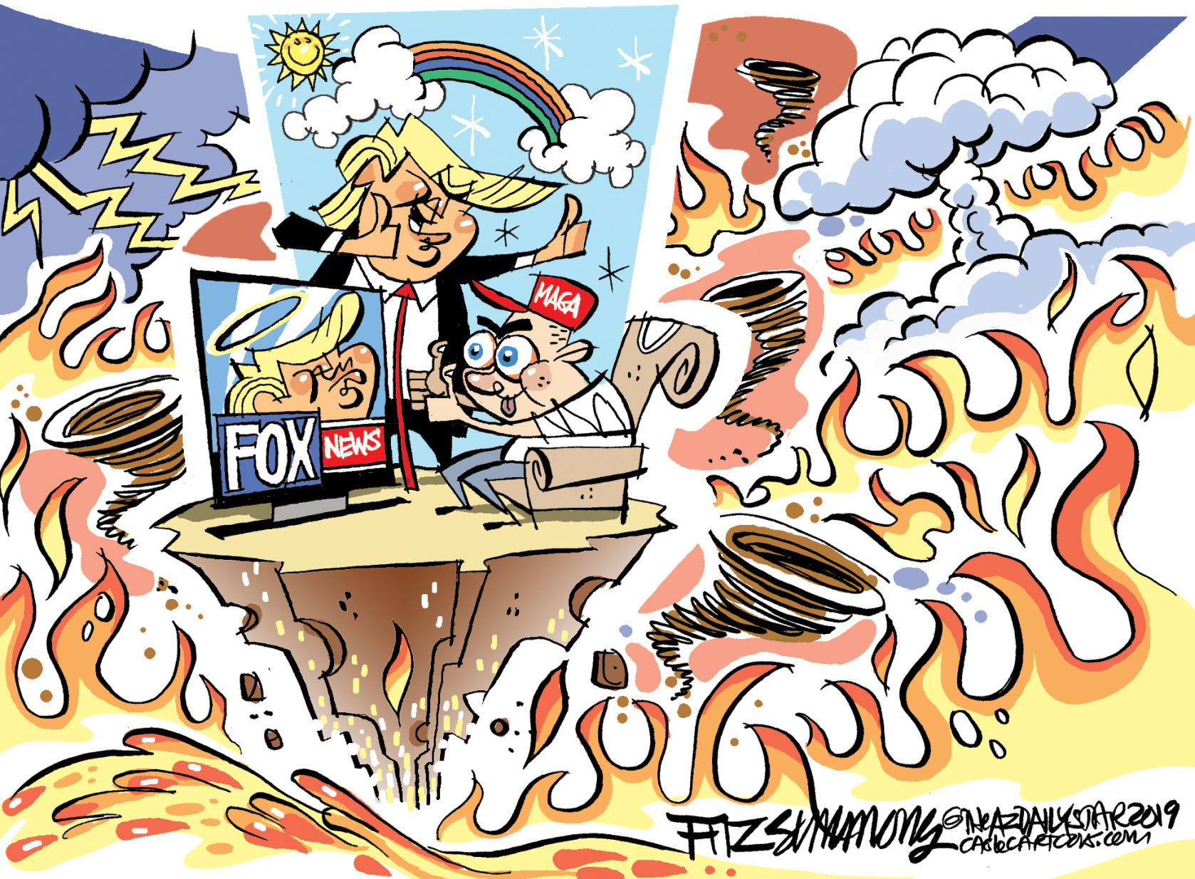 Daily Fitz Cartoon:Bubble